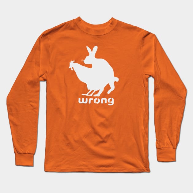 Wrong Long Sleeve T-Shirt by So Red The Poppy